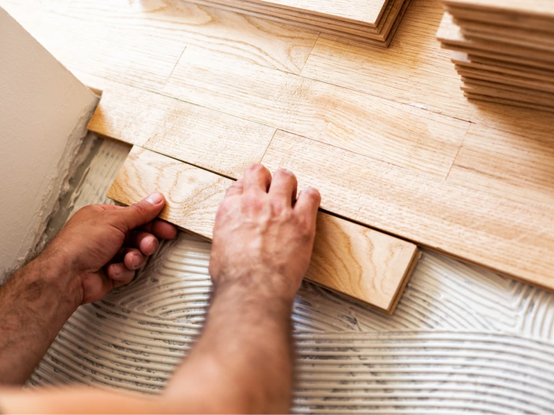 Hardwood Installation Methods: Glue-Down vs. Nail-Down Blog post